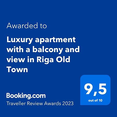 Luxury Apartment With A Balcony And View In Riga Old Town 외부 사진